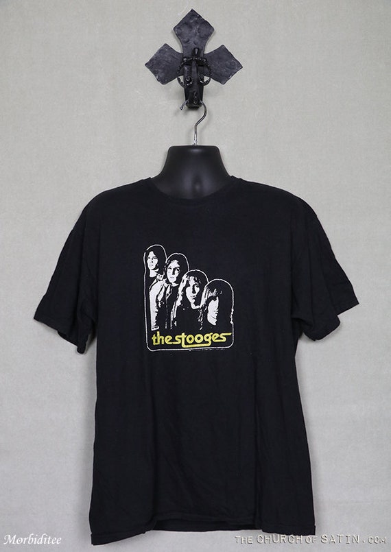 The Stooges, Iggy Pop vintage rare t shirt, faded