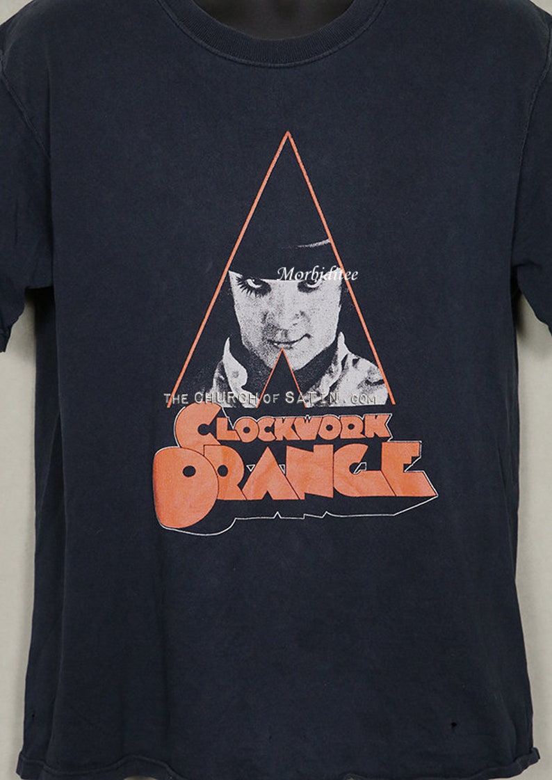 Clockwork Orange Tshirt Vintage Rare Horror Movie Tee Shirt Etsy India