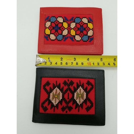 2 Wallets Coin Purses Wallets with Needlepoint In… - image 10