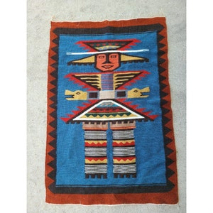 Peruvian Culture, Peruvian Colorful Blanket, Alfombra , Rug, Natural  Colors, Textile, Carpet, House Decoration, Teppich, Winter,ul Handwoven 