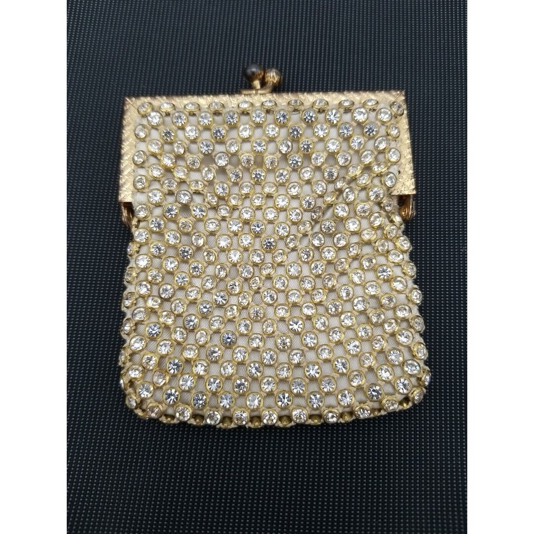 Spritzer Fuhrmann Rhinestone Coin Purse Pouch Small Bag Made Etsy