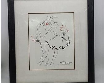 Ty Wilson "Secrets" Signed 1992 Print Framed