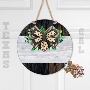 Wood, Burlap bow, Door hanger, sublimation, digital download, PNG