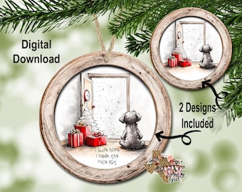 Adorno de Navidad PNG, Diseño de sublimación, Adorno divertido de Navidad PNG, Descarga digital