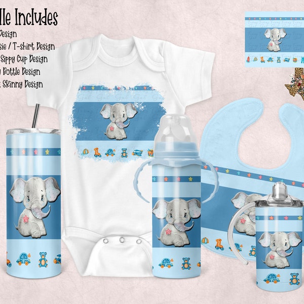 Tumbler design, bundle, 20 oz skinny tumbler, baby bottle, sippy cup, bib, onesie, tumbler, sublimation, digital download, PNG