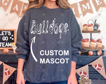 Custom Mascot Design PNG, Custom School PNG, Custom Mascot PNG, Personalized Png, Retro Png, Digital Download, Sublimation Png, T-shirt Png