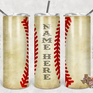 Baseball, Tumbler design, 20 oz skinny tumbler, tumbler, cup, baseball, digital download, PNG, sublimation