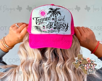 Toppa per cappello finto abbronzato e brillo PNG, Toppa per cappello da camionista PNG, Toppa per cappello finto estivo, Toppa per cappello PNG, PNG alla moda, Barra per cappelli, Download digitale