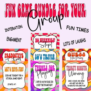 Social Media Engagement Templates, Facebook Interactive Post, Facebook Games, Canva Template Facebook, Digital Download