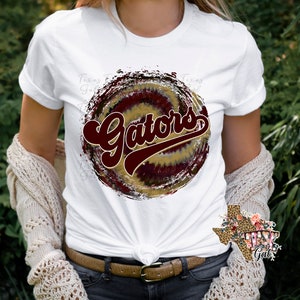 T-shirt Gators Maroon Tie Dye School Spirit Sublimation Digital Download PNG