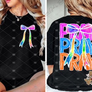 Pray Pray Pray PNG, Coquette Bow Png, Trendy Christian PNG, Religious Png, Christian Png, Digital Download