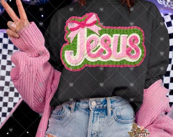 Jesús PNG, Hilo sintético PNG, Bordado, Hilo PNG, Cristiano PNG, Lazo coqueto PNG, Crochet PNG, De moda, Descarga digital