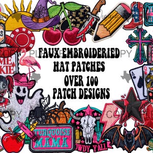 Faux Hat Patch Google Drive PNG, Faux Trucker Hat Patch Clip Art Png, Realistic Looking Hat Patches, Google Drive, Hat Bar, Digital Download