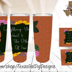 20 oz Skinny Tumbler Sublimation Design PNG Instant DIGITAL ONLY