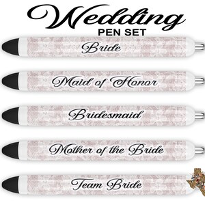 Pen Wrap Bundle Wedding Sublimation Pen Wraps Waterslide Epoxy Pen Wraps Sublimation Design PNG Instant DIGITAL ONLY