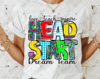 Enseignant PNG, conception de sublimation d'enseignant, chemise d'enseignant Head Start, téléchargements de modèles de sublimation