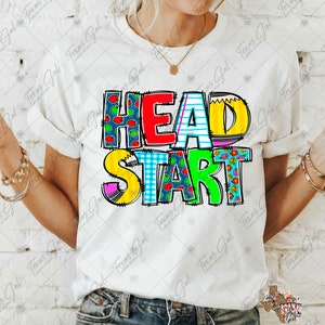 Teacher PNG, Teacher Sublimation Design, Head Start Teacher shirt, Sublimation Designs Downloads