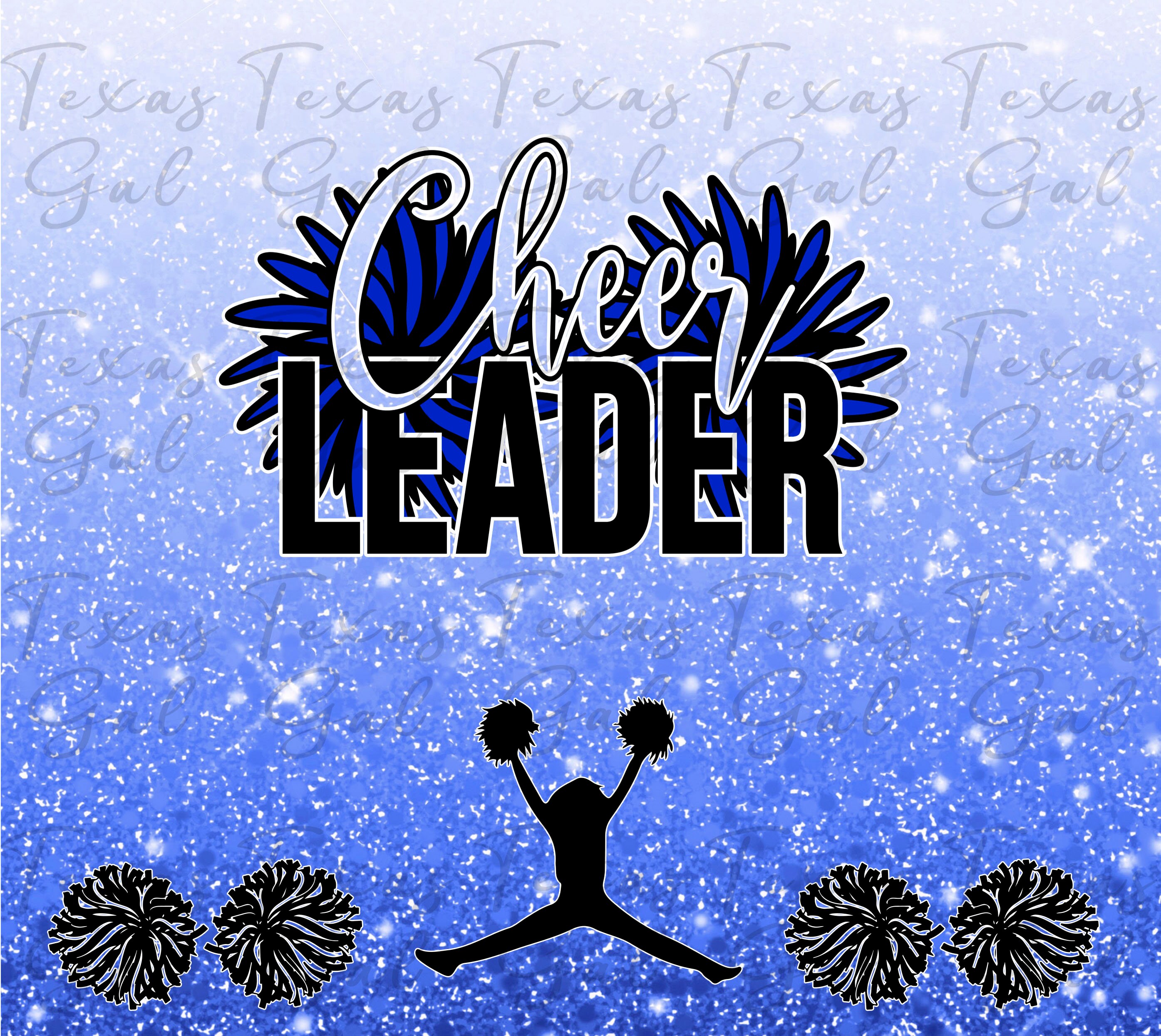 Tumbler Design Cheerleader Cheer 20 Oz Skinny Tumbler Etsy