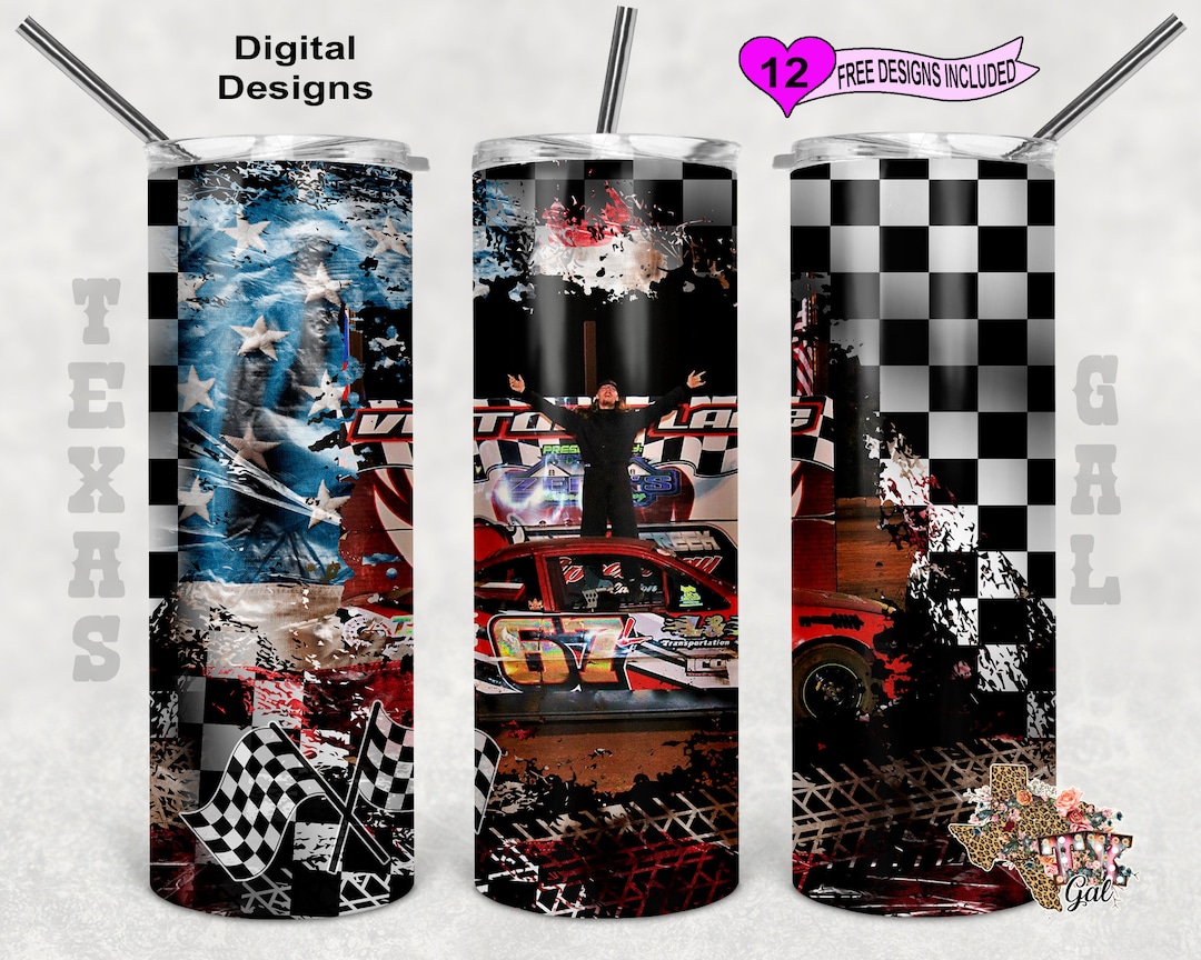 Shell Racing Tumbler Racing Tumbler Wrap, Picture Frame Tumbler Wrap, 20oz Sublimation ...