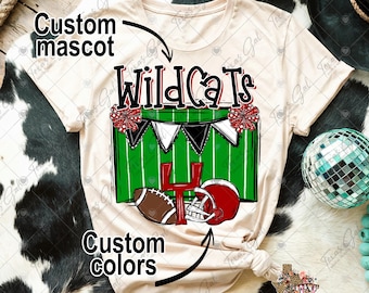 Custom Mascot Design PNG, Custom School PNG, Custom Mascot PNG, Personalized Png, Retro Png, Digital Download, Sublimation Png, T-shirt Png