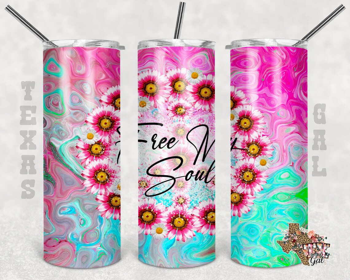 20 Oz Skinny Tumbler Sublimation Design PNG Instant DIGITAL - Etsy