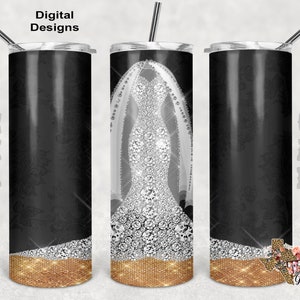 Bride Tumbler, Wedding Tumbler Wrap, Wedding Tumbler Dress, Wedding Tumbler Design, 20oz Sublimation Tumbler Design, Digital Design