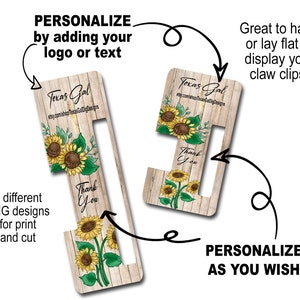 Haarspange Display Karten PNG, personalisieren Display Karten Png, große und kleine Haarspange Display Karten PNG, drucken und schneiden PNG, digitaler Download