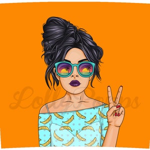 20 oz Skinny Tumbler Pop Art Girl Sublimation Design PNG Instant DIGITAL ONLY