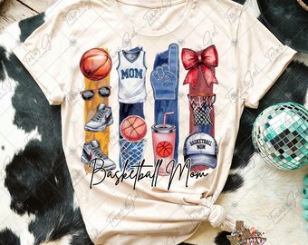 Basketball Mom Brushstroke PNG, Brushstroke Png, School PNG, Sport Png, Soccer Png, Trendy Png, Paint Stroke PNG, Digital Download