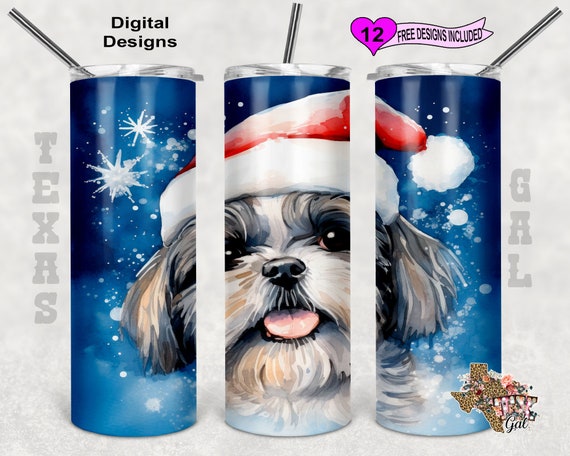 Shih Tzu Tumbler - Blue Shih Tzu Tumbler - Blue
