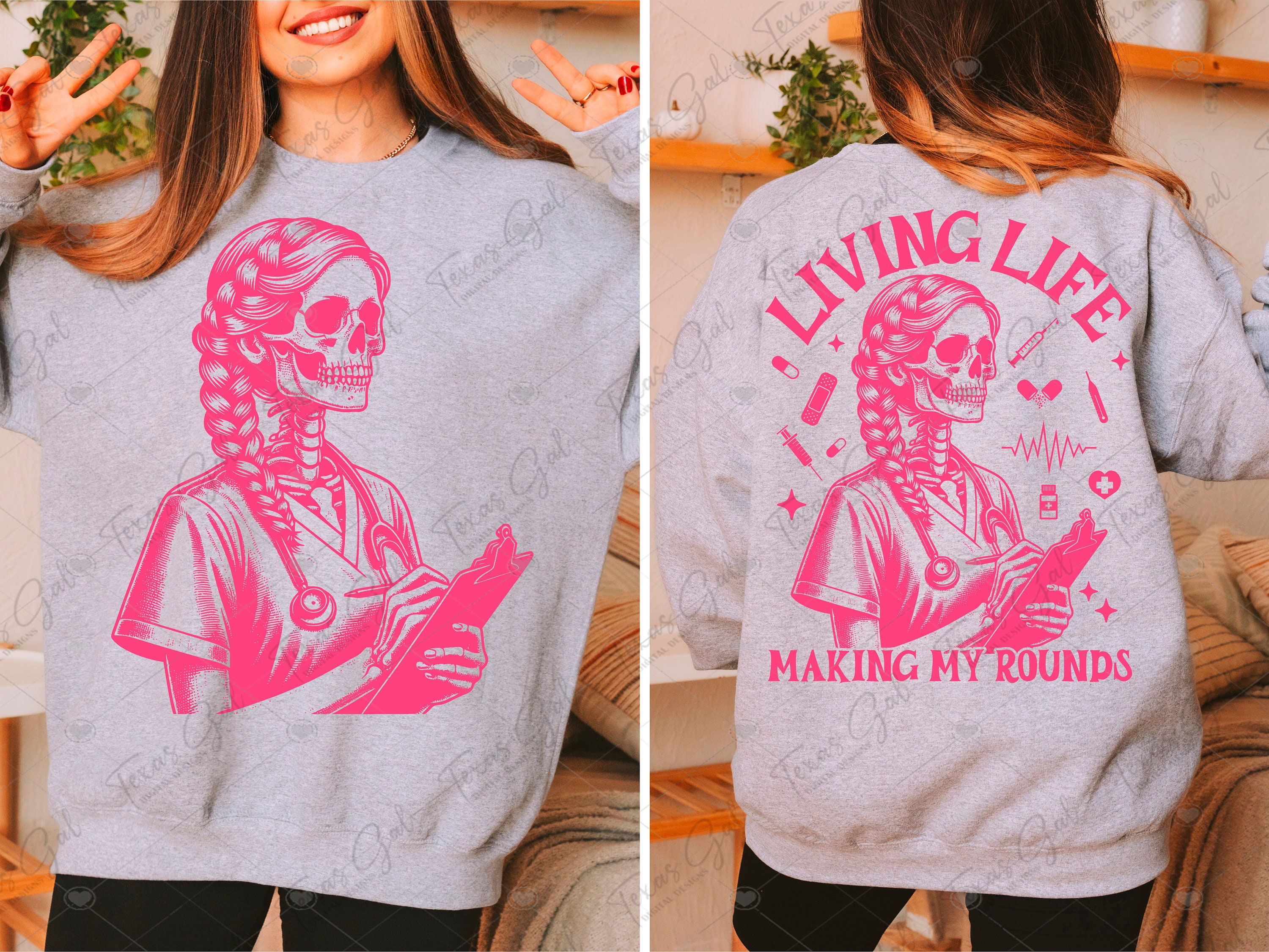 Nursing Doctor PNG, Living Live Making My Rounds PNG, Skeleton PNG ...