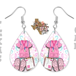 MDF Sublimation Blank Earrings - DIY Dangle Earring Blanks For Custom Printing - 6 Sets Cross Shape - View #10