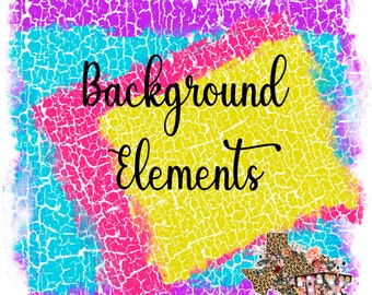 Crackle Background Splash Element Clipart Digital Instant Download PNG Sublimation