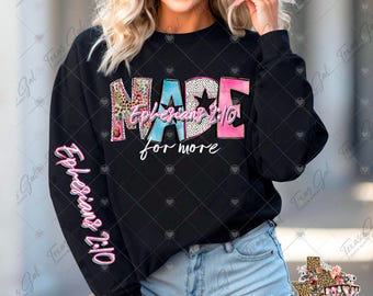 Made For More PNG, Jesus Christian Png, Bible Verse Png, Doodle Letters, Trendy Png, Religious Png, Christian Png, Digital Download