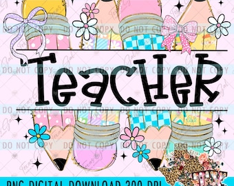 Profesora PNG, Regreso a la escuela, Moderno, Grado, Primaria, Escuela, Garabato, Niña, Regreso a la escuela, Descarga digital