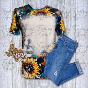 T-shirt Mockup Sunflower Sublimation Digital Download PNG