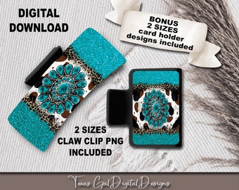 Diseño de sublimación de pinza para el cabello occidental, pinza para el cabello con estampado de vaca, pinza para el cabello grande y pequeña PNG, diseño de sublimación de pinza para el cabello, descarga digital