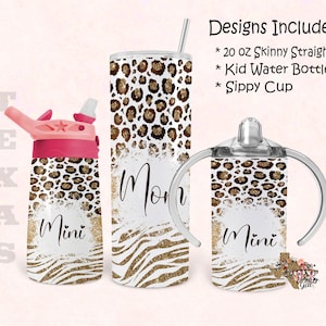 Tumbler design, bundle, 20 oz skinny tumbler design, 12 oz kid water bottle, sippy cup, tumbler, sublimation, digital download, PNG