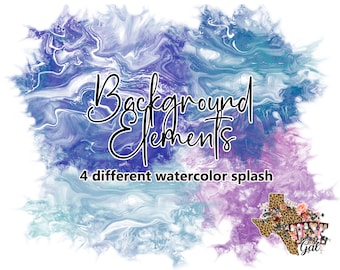 Crackle Background Splash Element Clipart Digital Instant Download PNG Sublimation