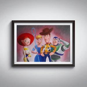 Toy Story - Jessie,Bo Peep, Woody, Buzz Lightyear