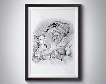 Arte de La Bella y la Bestia