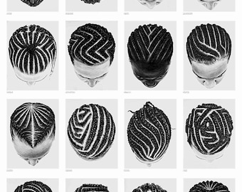 Braids Art Poster
