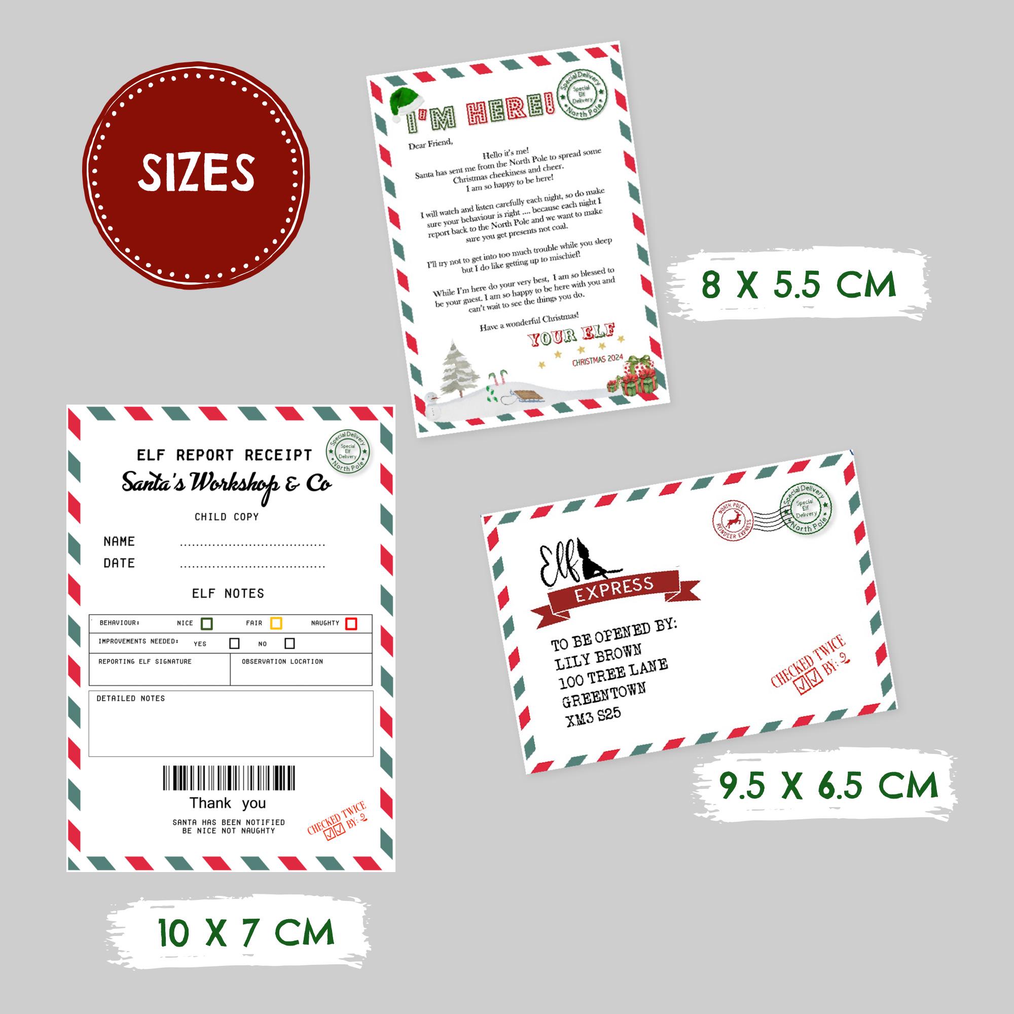 Official Santa Reply Letter To Santa Letter Set Traditional Foil