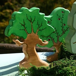 Kastanienbaum-Spielzeug, Waldorf-Spielzeug, handgefertigtes Spielzeug, Öko-Spielzeug, Montessori-Spielzeug, Holzbaum-Spielzeug,