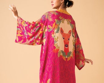 Abendkleid im Kimono-Stil – Magic Garden