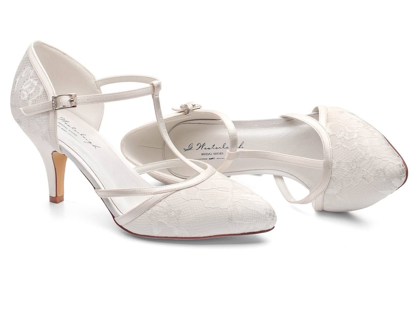 evans bridal shoes