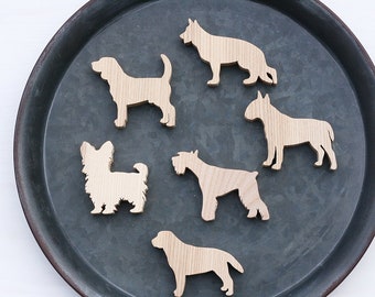 Wooden the Dog breed  Knobs for Nursery drawers or cabinets