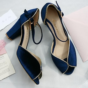 Royal Blue Women Evening Shoes - Etsy