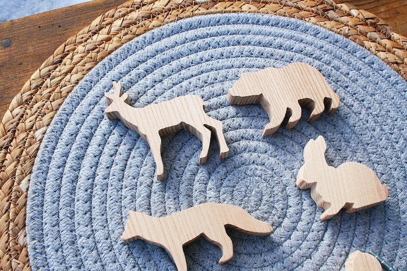 Wooden Animal Knobs for Nursery Drawers or Etsy