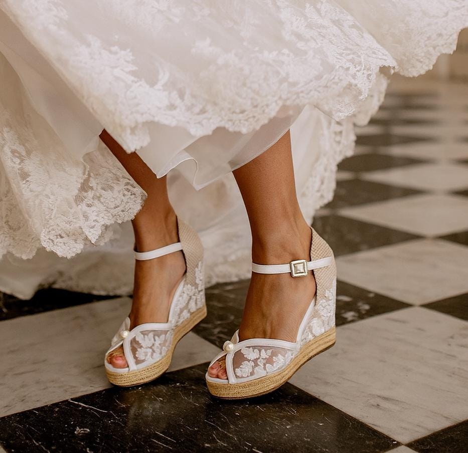 Bridal Wedge Shoes